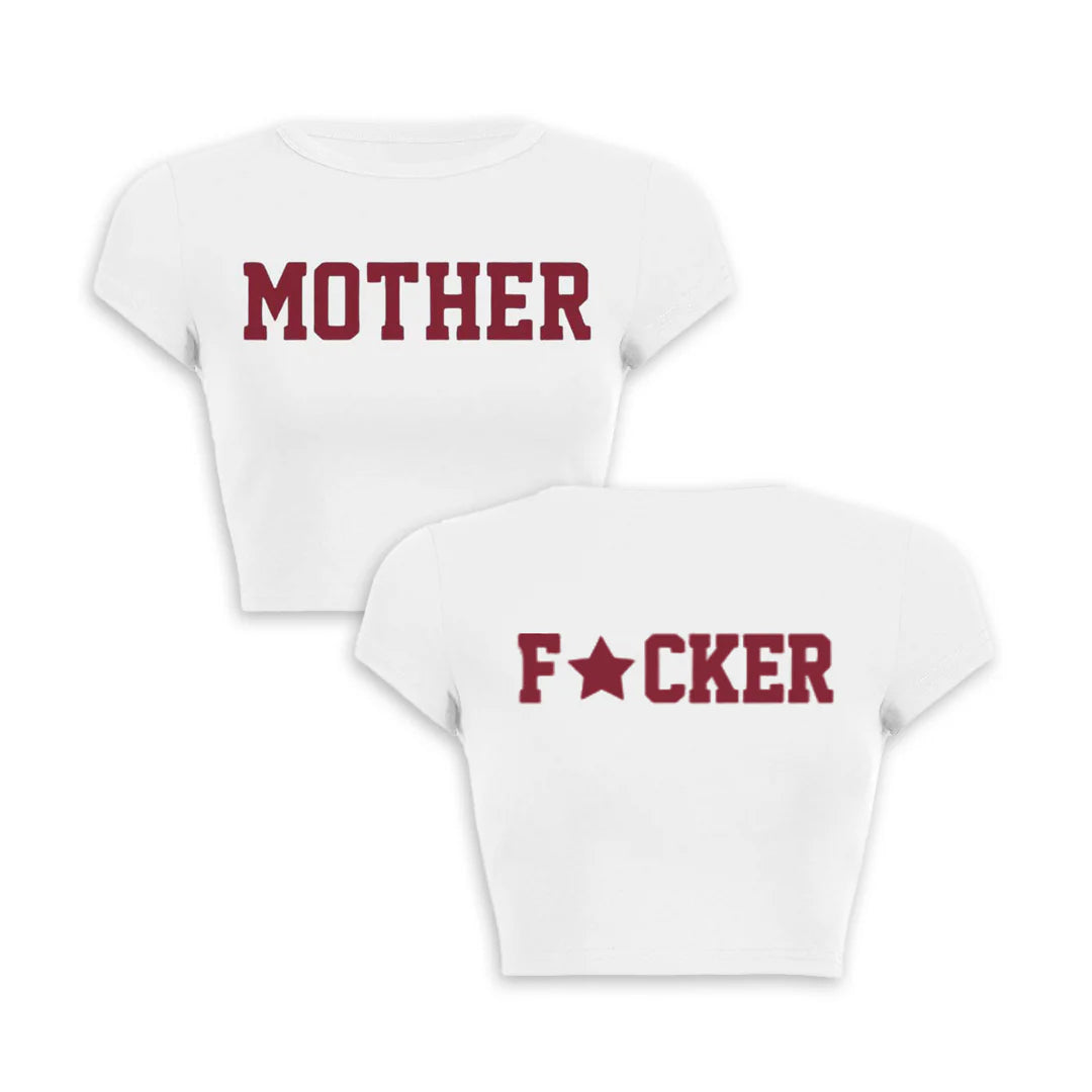 Mother F*cker Crop Shirt