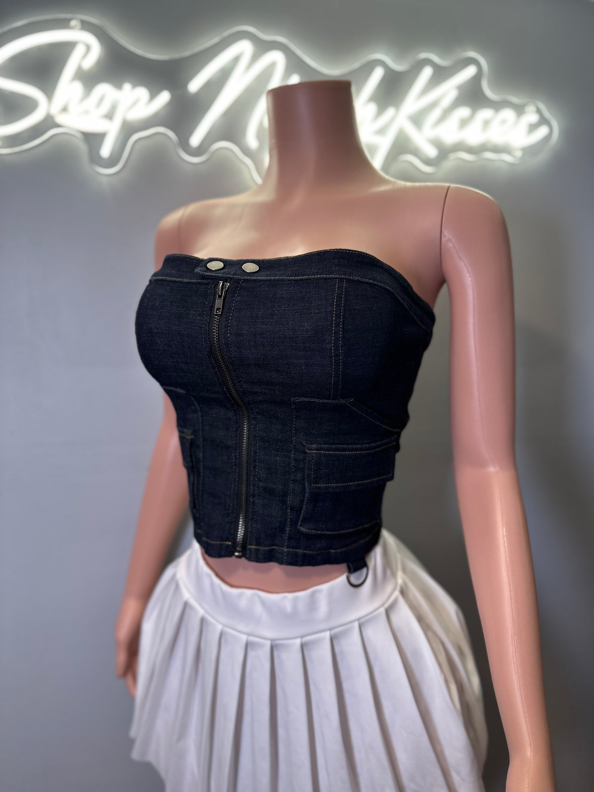 Zip Up Jean Corset