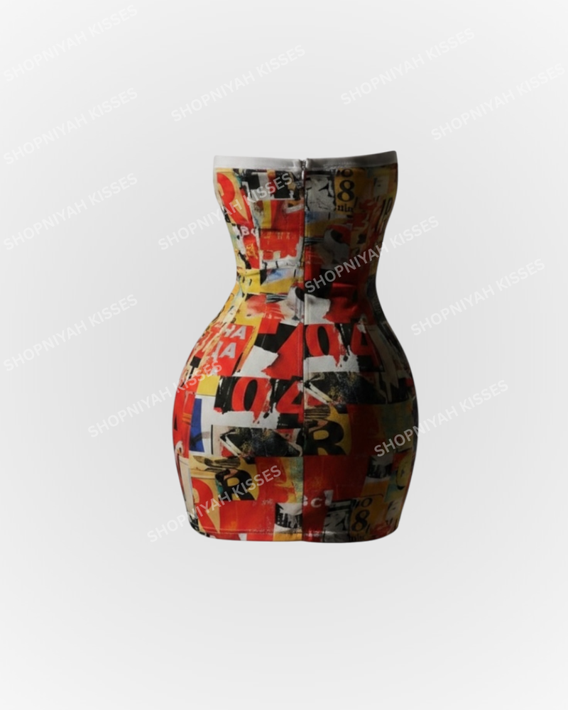 Abstract Energy Dress