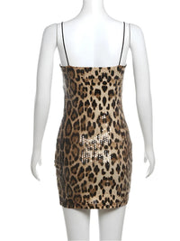 Leopard Sequined Mini