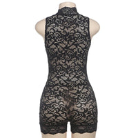 Lace Me Romper