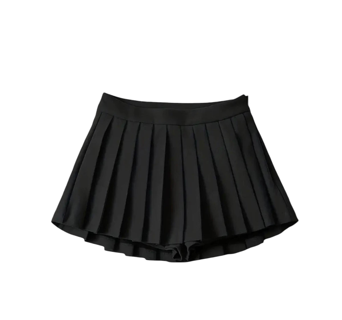 ￼ Pleated Mini Skirt