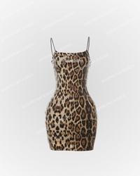 Leopard Sequined Mini