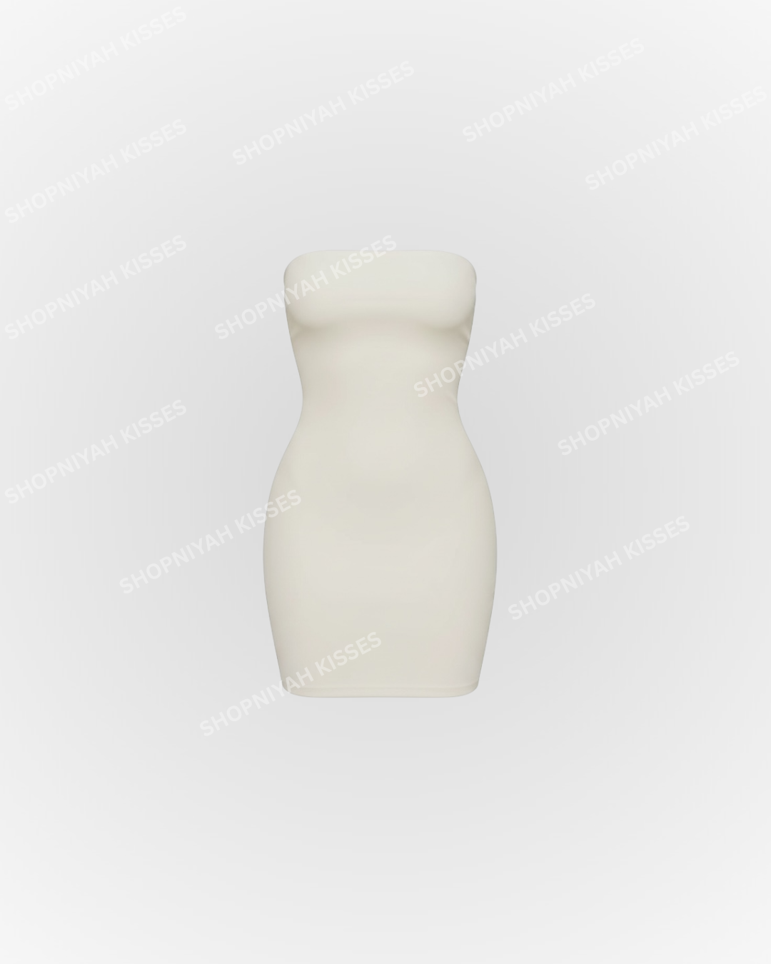 White Whisper Tube Dress