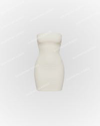 White Whisper Tube Dress