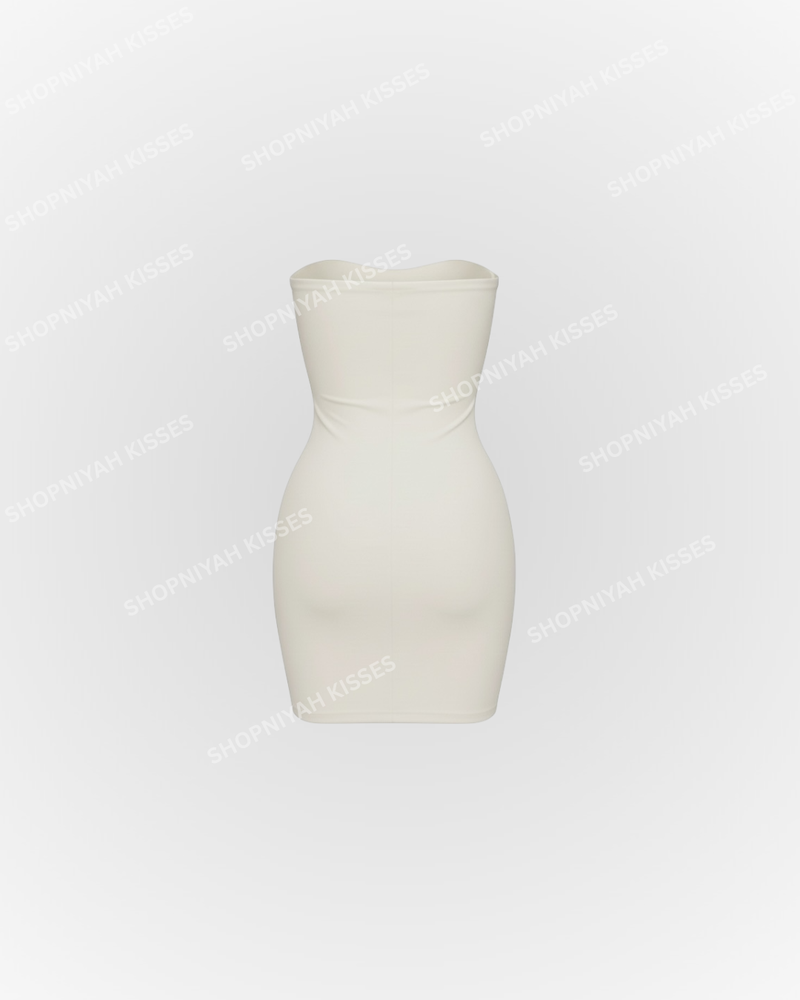 White Whisper Tube Dress